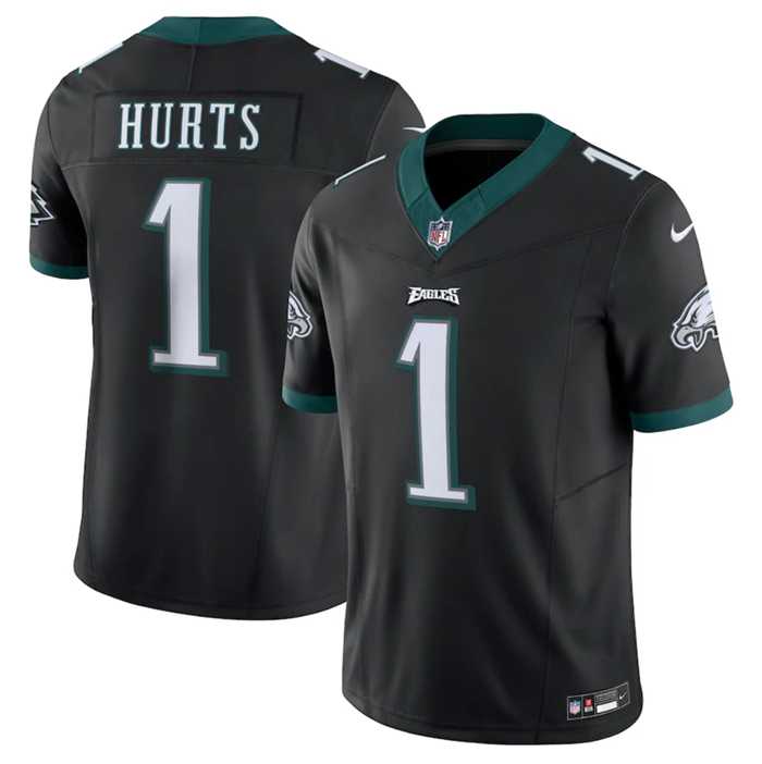 Men & Women & Youth Philadelphia Eagles #1 Jalen Hurts Black 2023 F.U.S.E. Vapor Untouchable Limited Stitched Football Jersey->new york jets->NFL Jersey